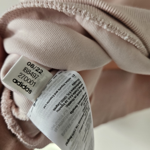 Adidas x Manchester United Baby Pink Future Icon Three Stripes Sweatshirt - Picture 12 of 13